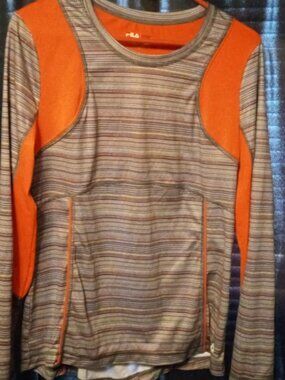 Fila Sport Performance Long Sleeve Running Active Shirt Size L no pockets